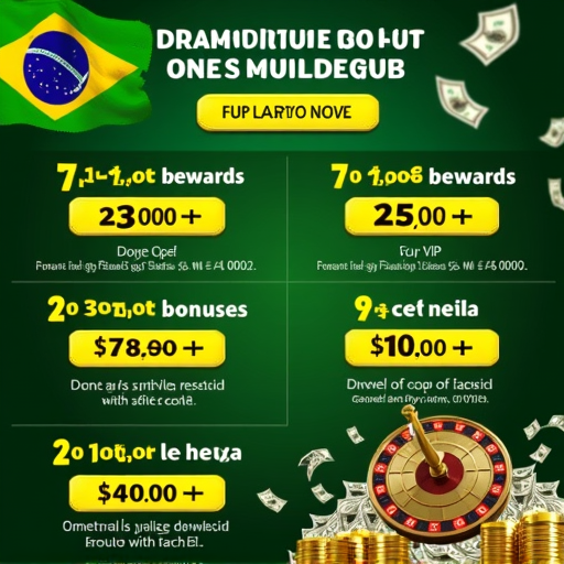 Exibição de vários tipos de bônus