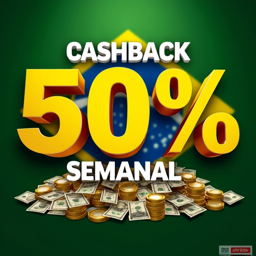 Cashback de 50% nos jogos